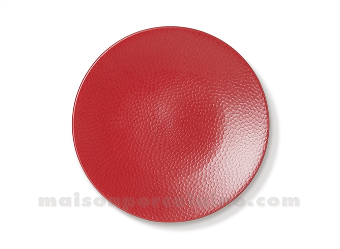 ASSIETTE DESSERT GRES ROUGE MEDARD DE NOBLAT D20