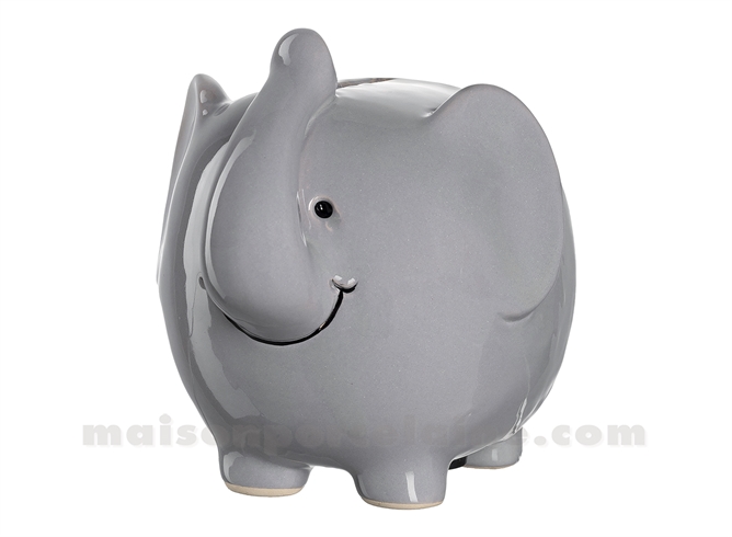 BAMBINI - TIRELIRE ÉLÉPHANT H12CM