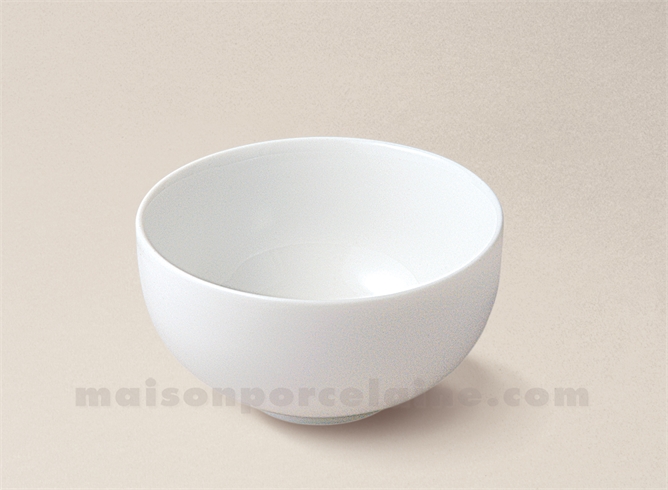 BOL PORCELAINE BLANCHE ROND DONG D8 8CL