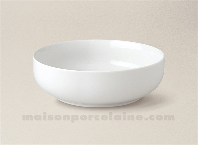 COUPELLE PORCELAINE BLANCHE BORDS DROITS FLANDRE N°5 D16