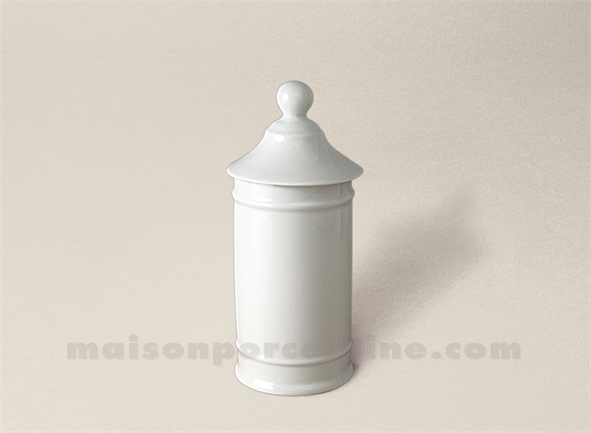 POT PHARMACIE LIMOGES PORCELAINE BLANCHE BERNARD N°2 19X8 40CL