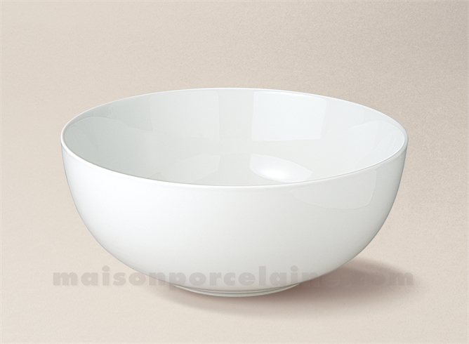 SALADIER PORCELAINE BLANCHE BOULE FLANDRE N°5 19X7.5