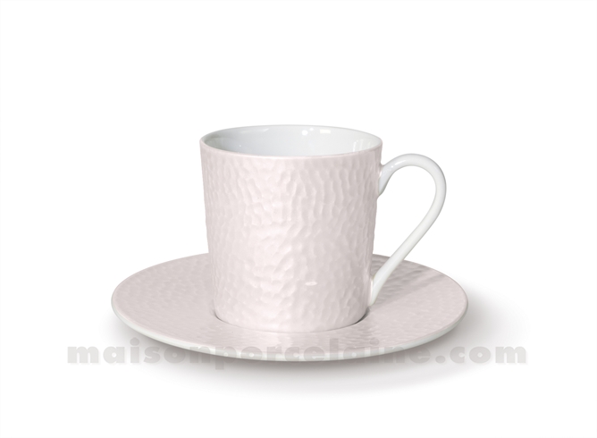 TASSE CAFE+SOUCOUPE REVES D'OPALINE 5X7 9CL - NOISETTE