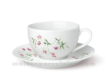 TASSE DEJEUNER BOULE+SOUCOUPE FLANDRE 42CL