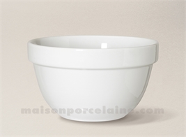 BOL EMPILABLE PORCELAINE BLANCHE 13X7.5